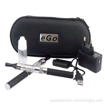 E-cigarette, 2-pc Cartomizer, 1pc USB Charger, 1pc Wall Charger, 1pc Empty Bottle